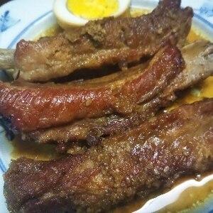 基本のおかず★豚スペアリブの柔らか煮(ゴマカレー味